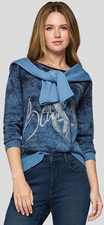 Rabe - Sweatshirt - Blauw - Dames