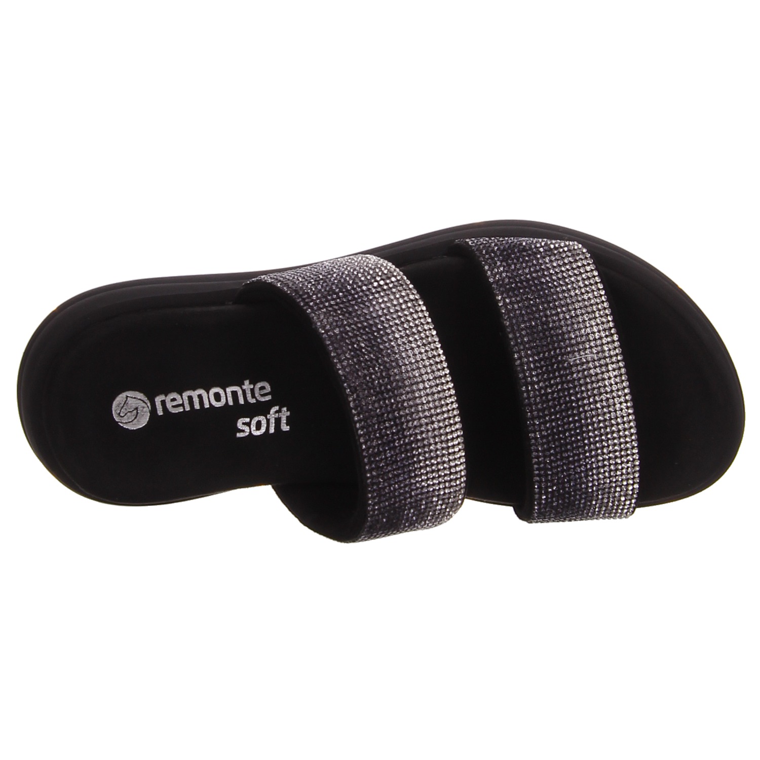 Remonte Pantoletten schwarz schwarz