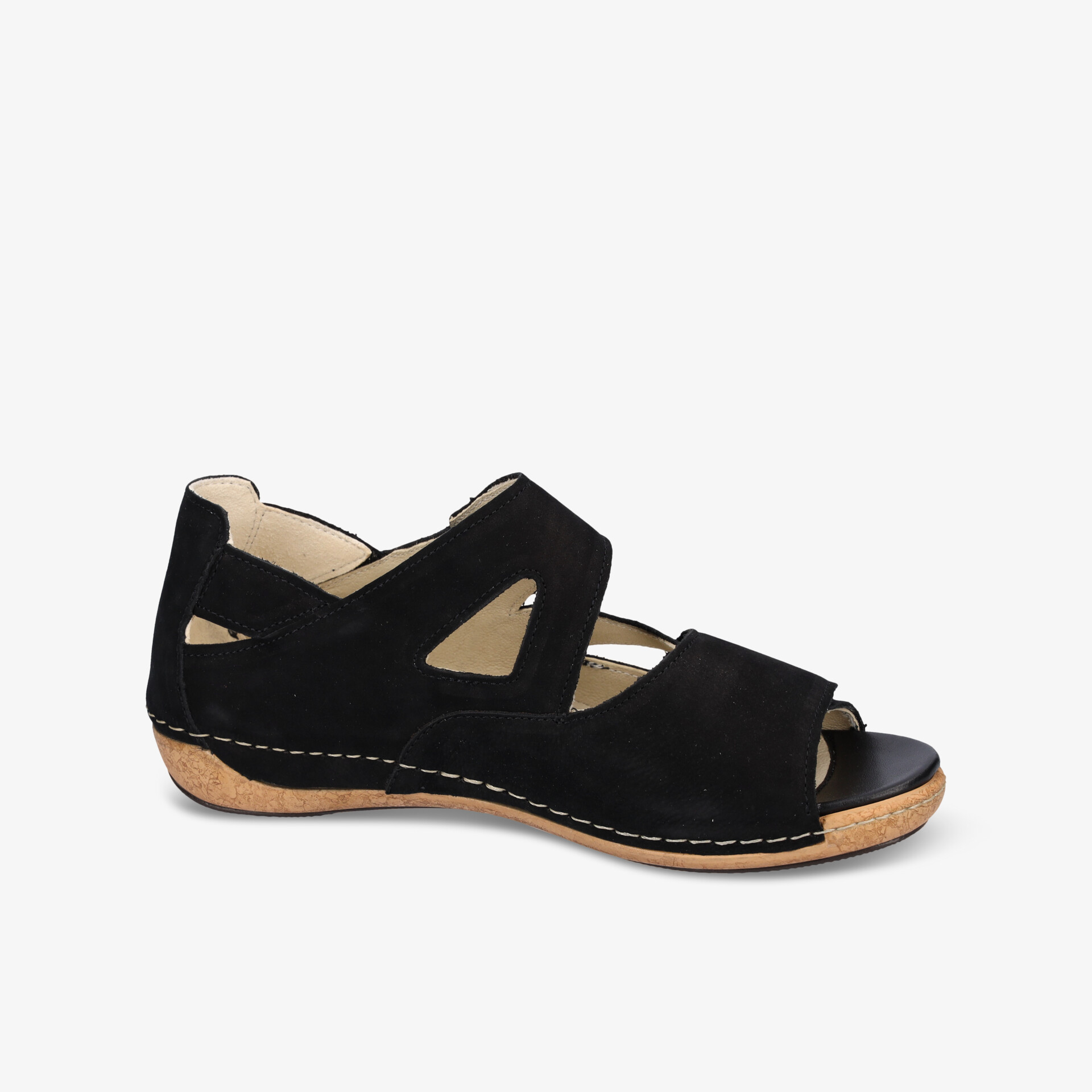 waldläufer Damen Sandalen schwarz