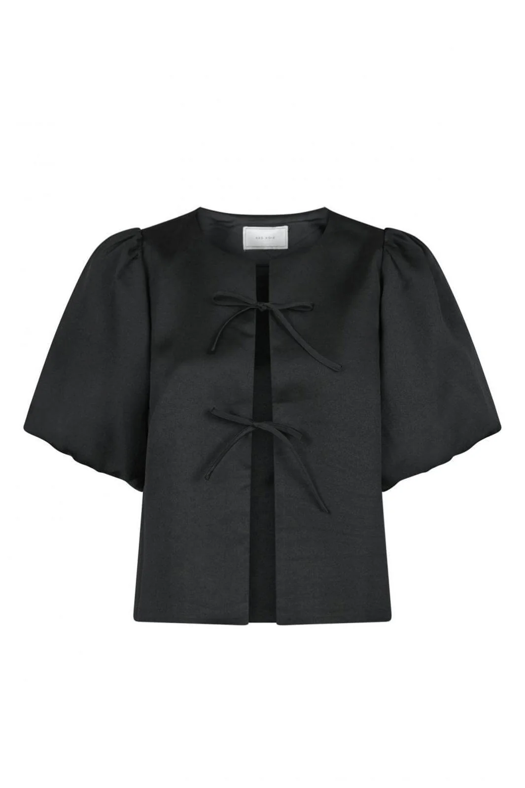 Neo Noir Aska Dull Satin Blouse black