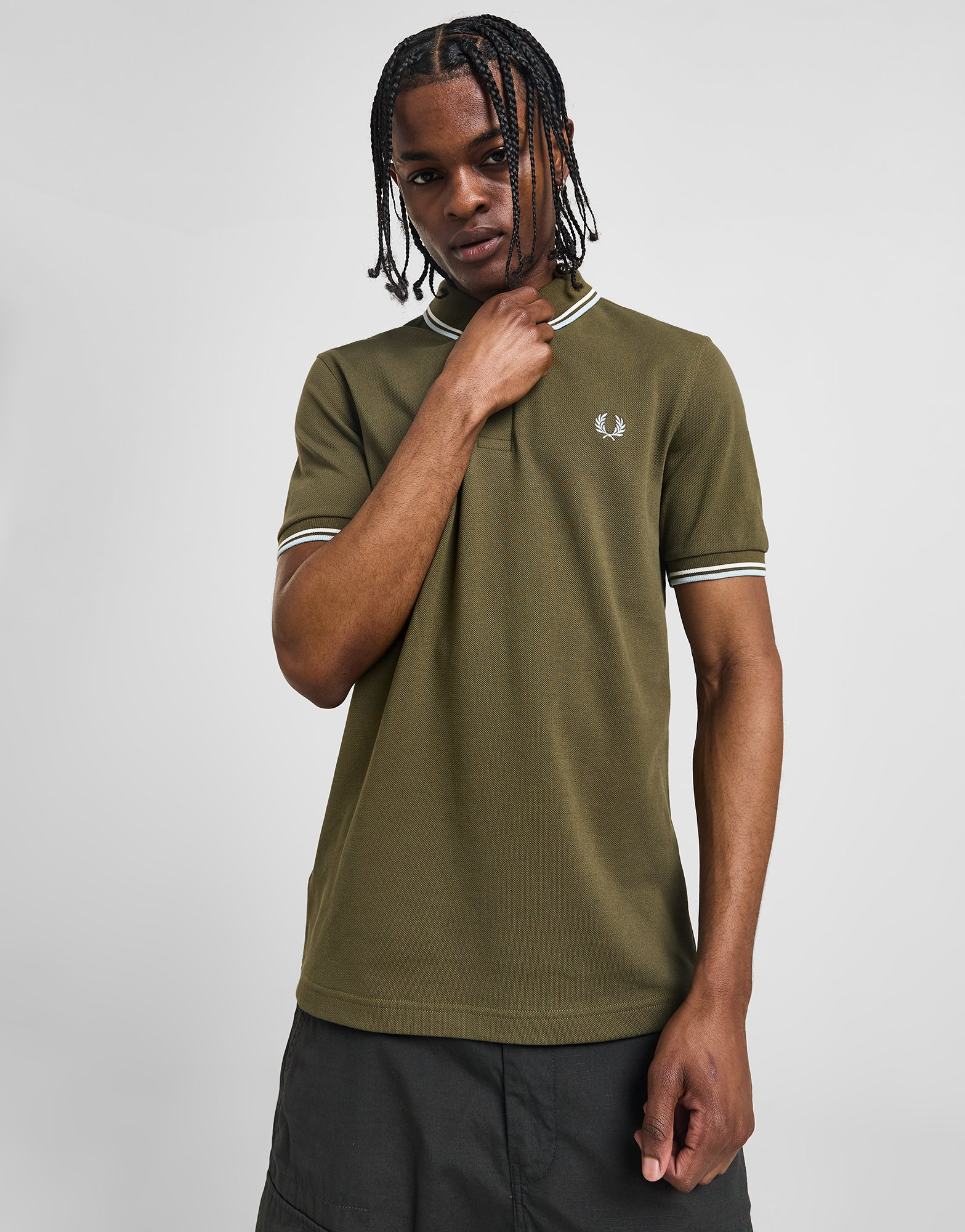 Fred Perry Polo Double Liseré Homme