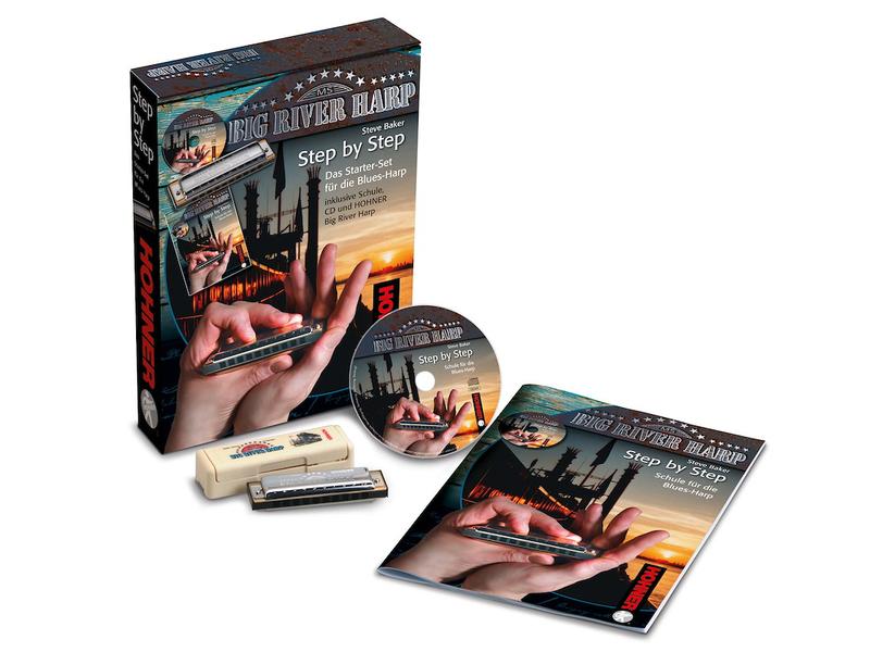 Hohner Mundharmonika Blues Starter Set Englisch – C-Dur Der Anfängerkurs zur diatonischen Mundharmonika