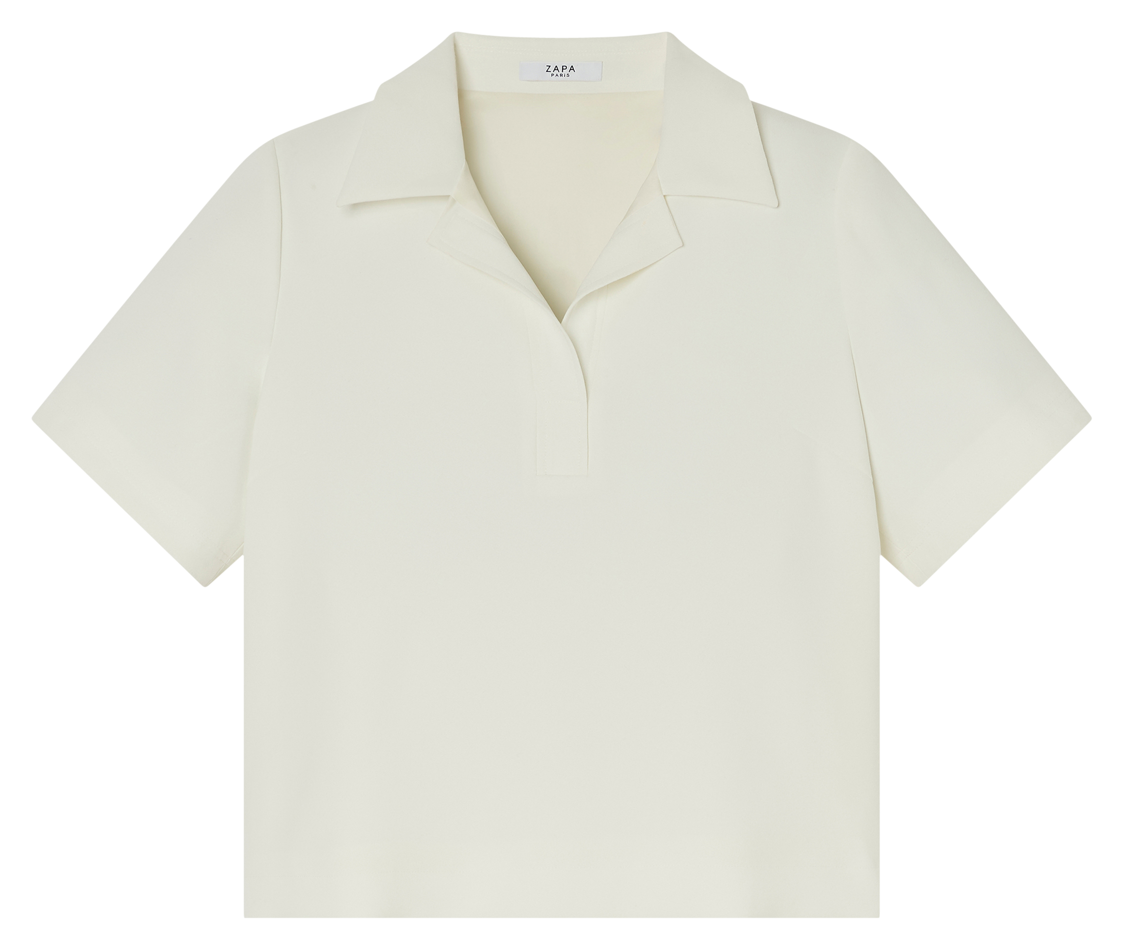 TENDRESSE - Top col chemise | Blanc