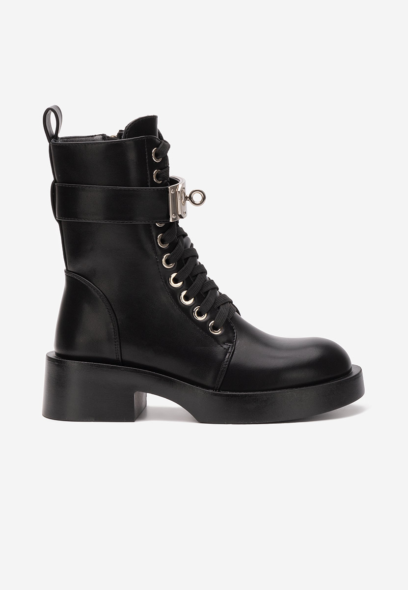 Bottines rangers femme noirs Keith
