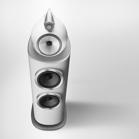 Bowers & Wilkins 802 D4 – zware, high-end vloerluidspreker uit de 800 Series Diamond Wit