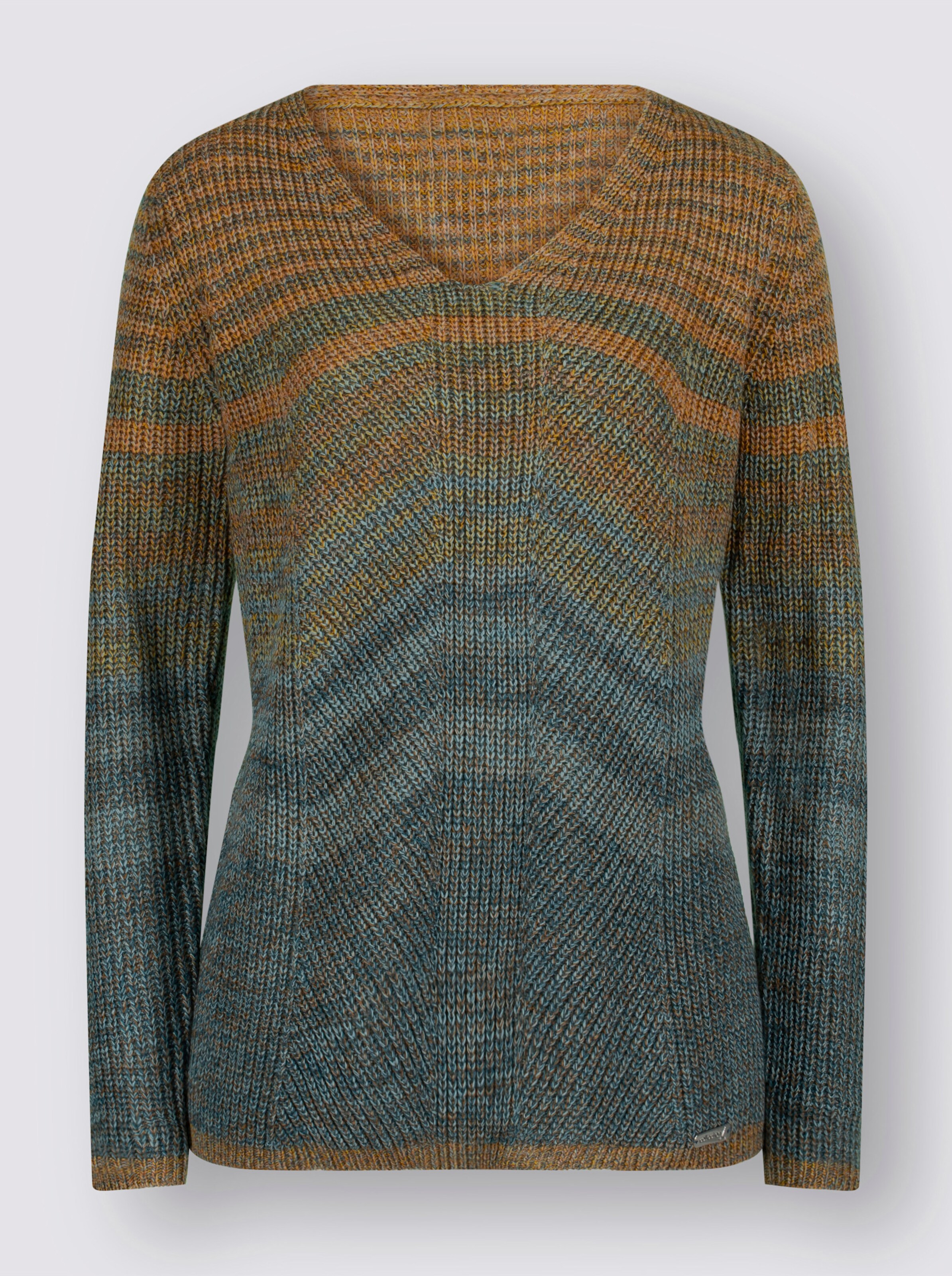 V-Ausschnitt-Pullover