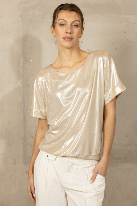 Kimara gouden dames t-shirt