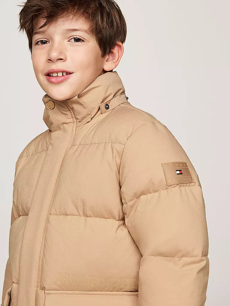 TOMMY HILFIGER Jungen Parka beige