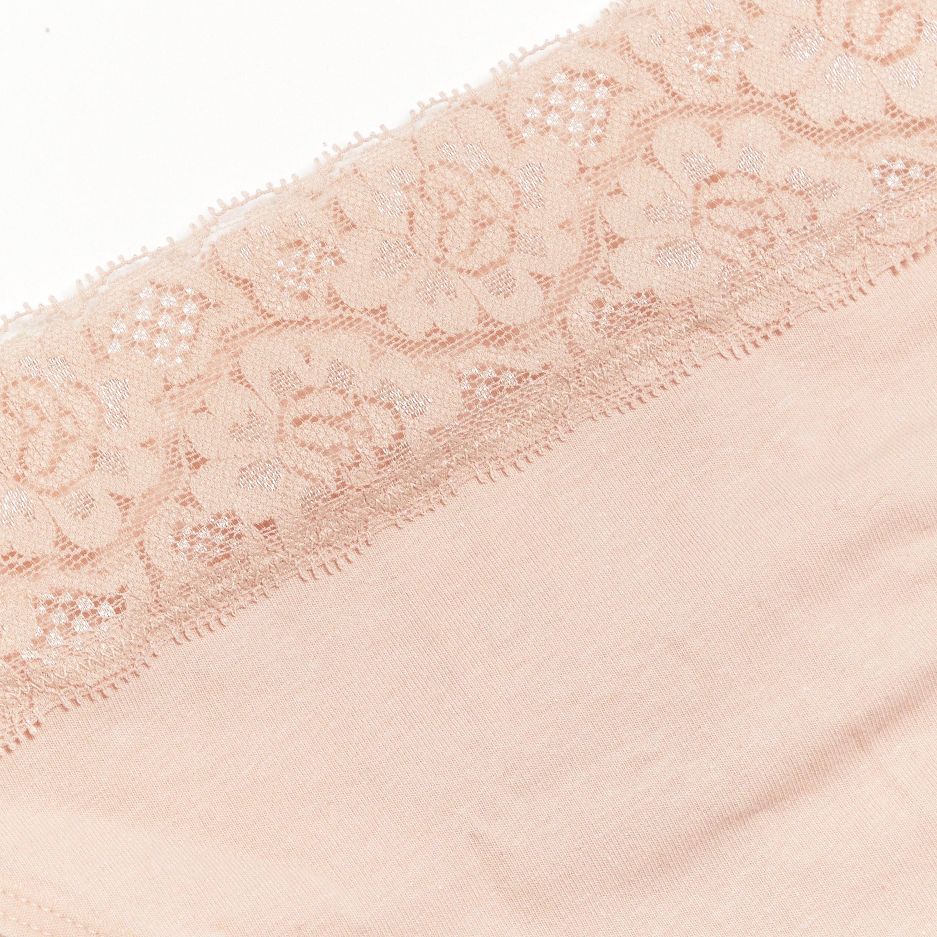Be You 5 Pack Lace Trim Cotton Thong