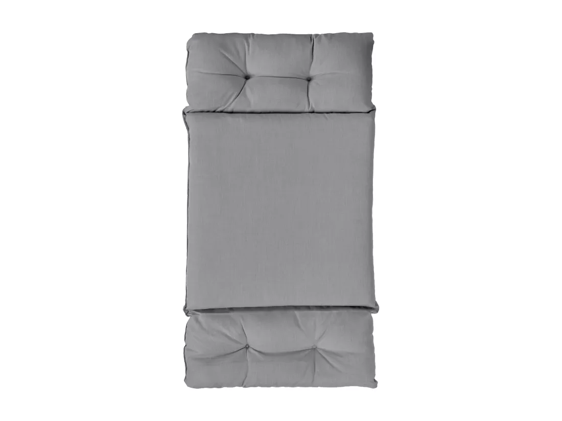 Fauteuil suspendu avec support gris foncé ALVIANO