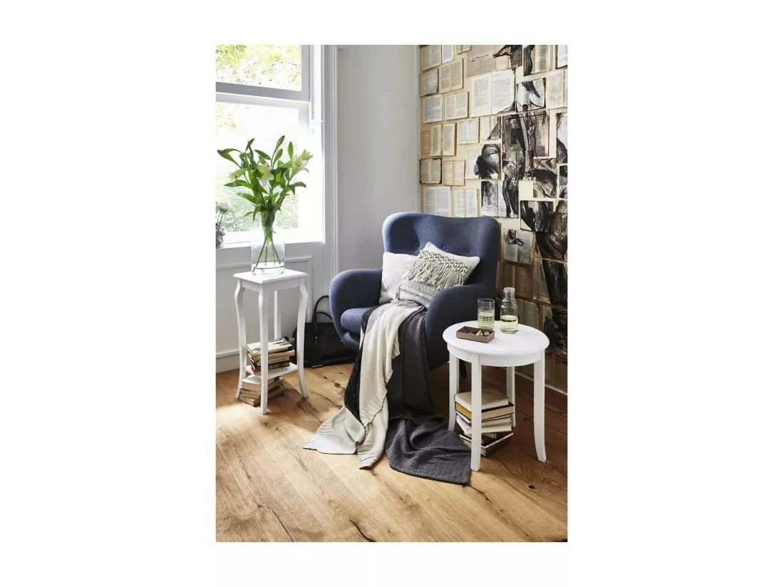 Table d'Appoint Vintage en Bois 