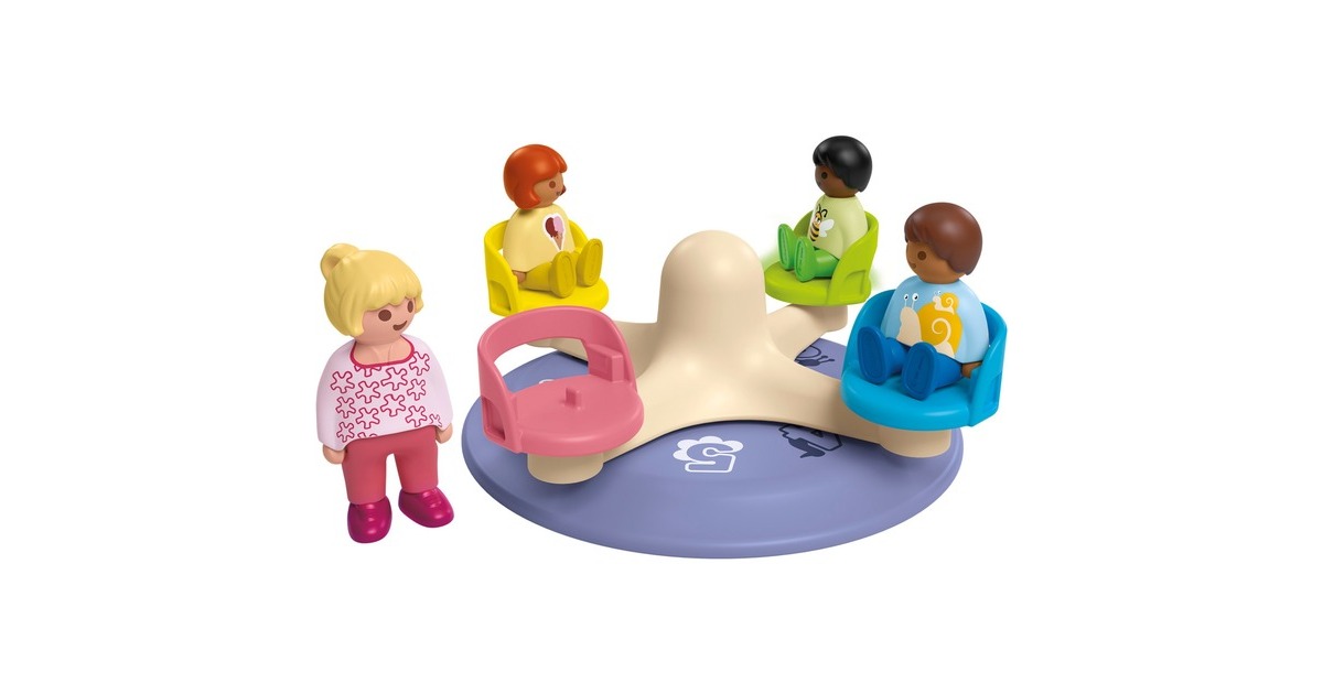 PLAYMOBILJunior - Cijfercarrousel Constructiespeelgoed  (71701)