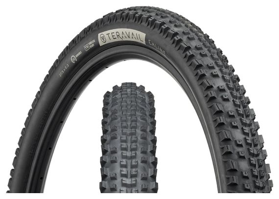 Pneu VTT Teravail Ehline 27.5'' Tubeless Ready Souple Durable Noir