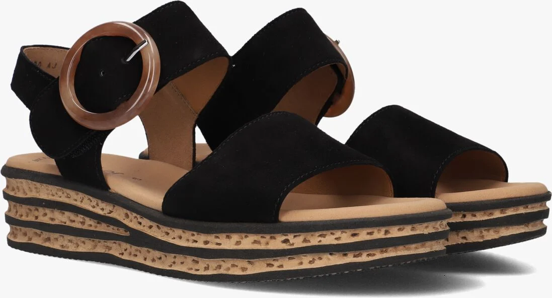 GABOR zwarte gabor sandalen 550.2