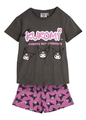Hello Kitty Pysjamas, Grå/Rosa