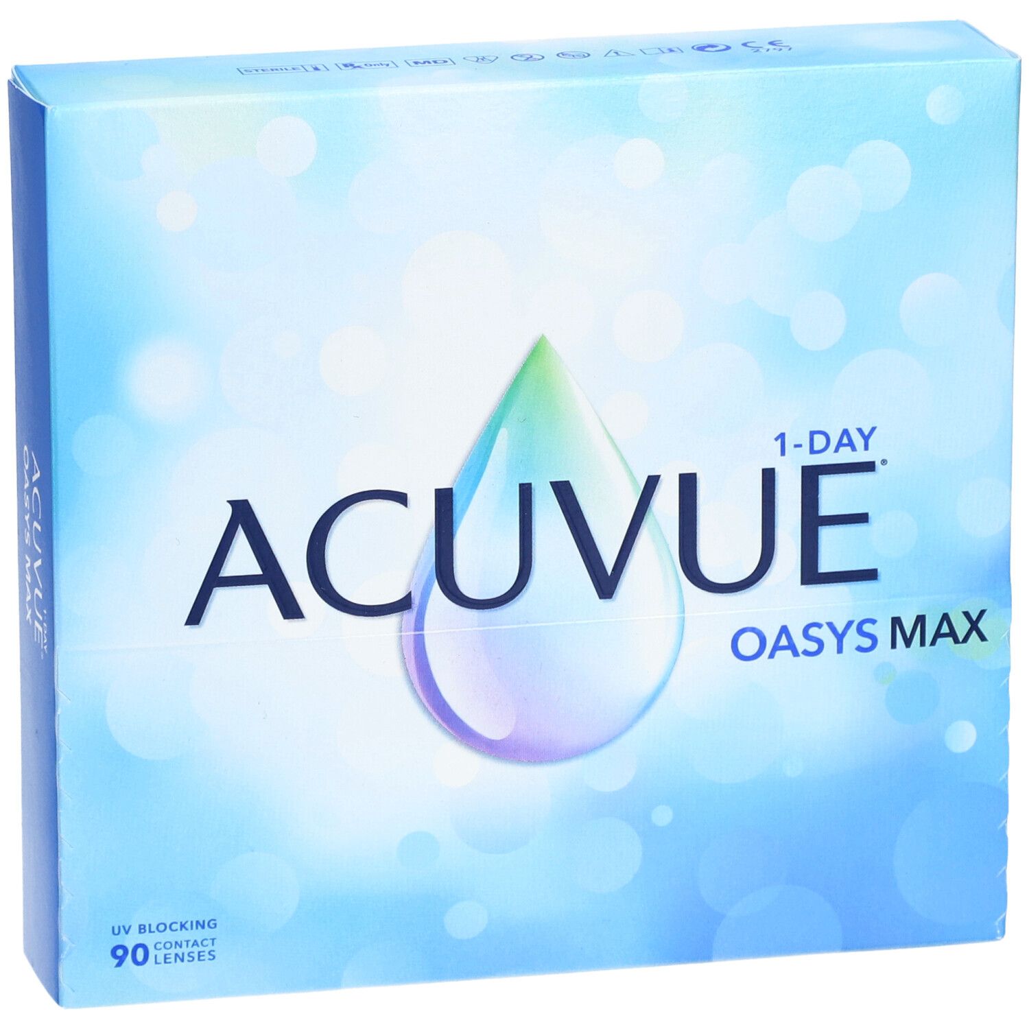 Acuvue® 1-Day oasys MAX Basiskurve 8.5 Tageslinse