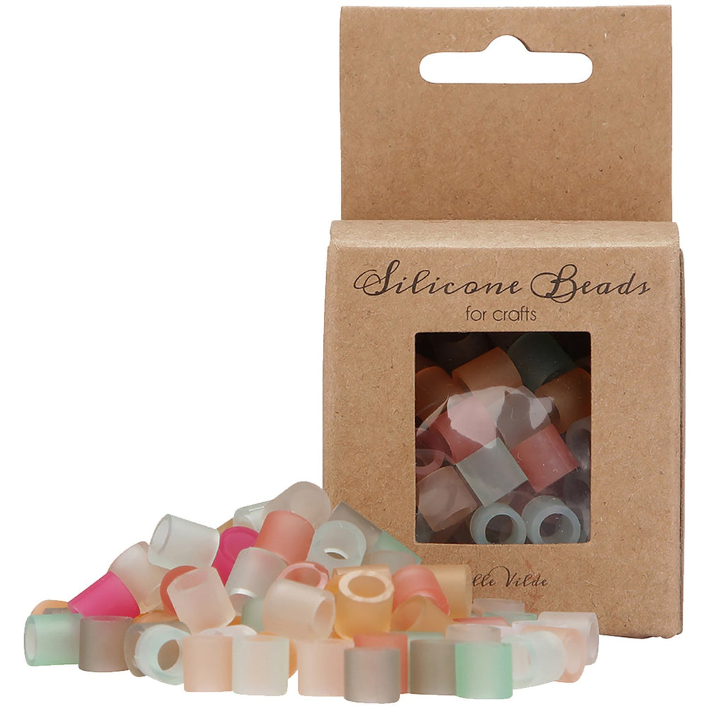 Køb By Lille Vilde Mix Color Silicone Perler 100pcs
