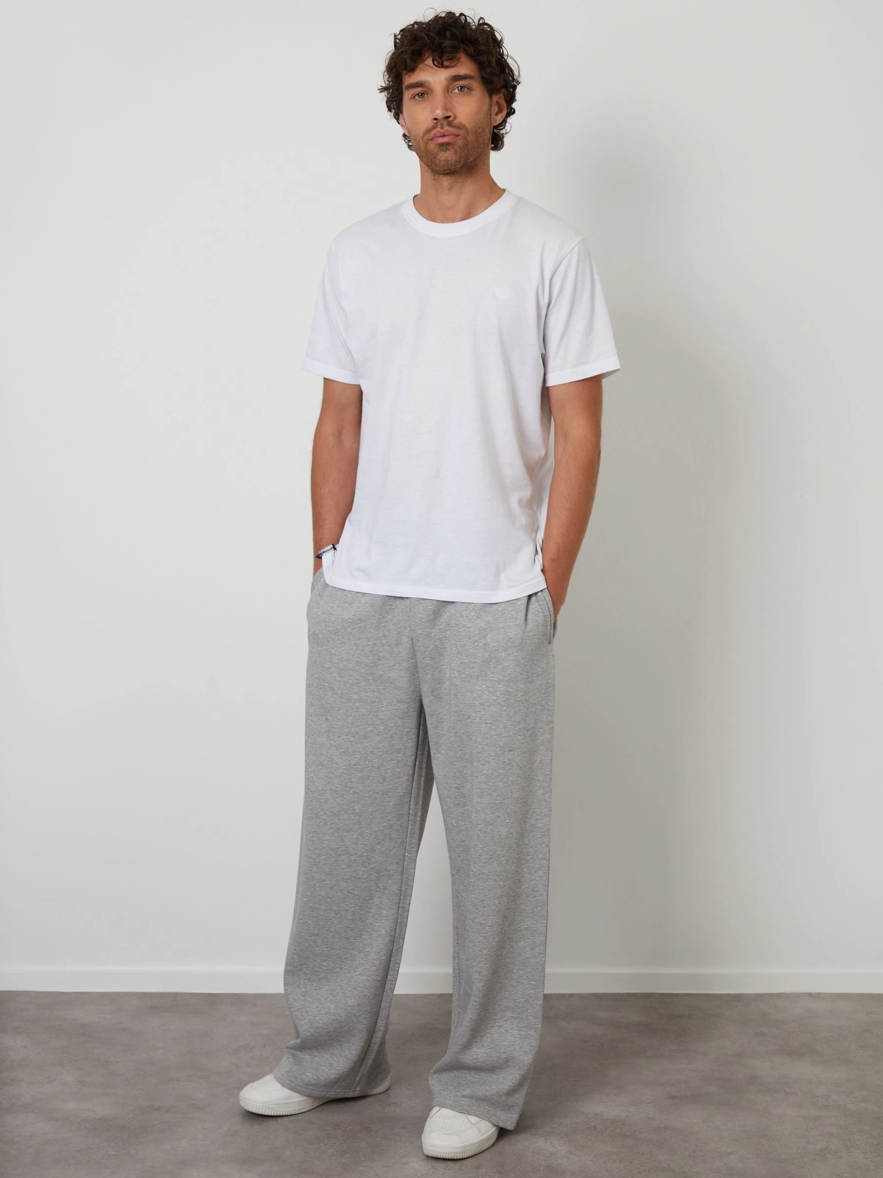Grijs - Threadbare Wide Leg Joggers