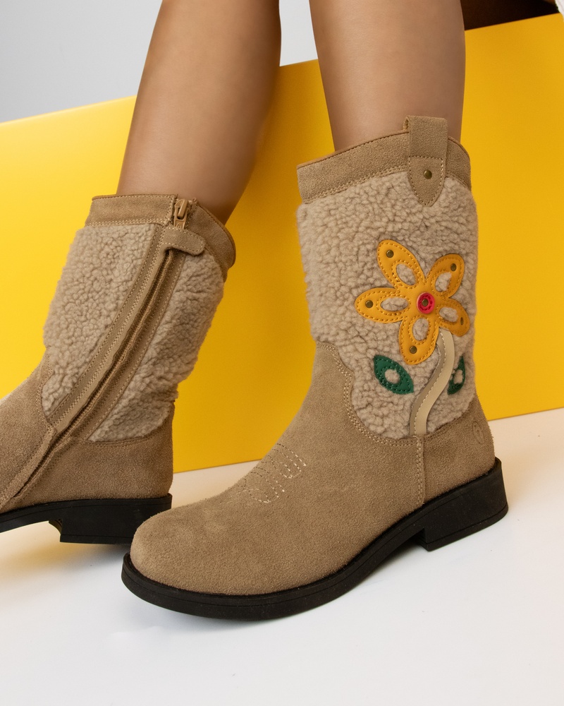 Shoesme Cowboylaarzen  - cognac