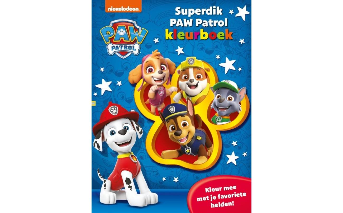 Superdik PAW Patrol kleurboek