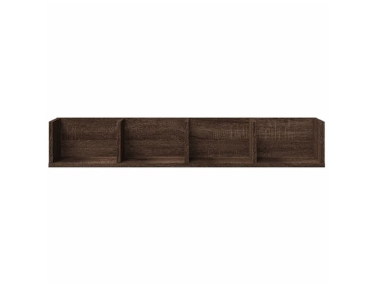 VIDAXL - Elément suspendu Armoires murales 2pcs chêne marron 99x18x16,5cm bois ingénie...