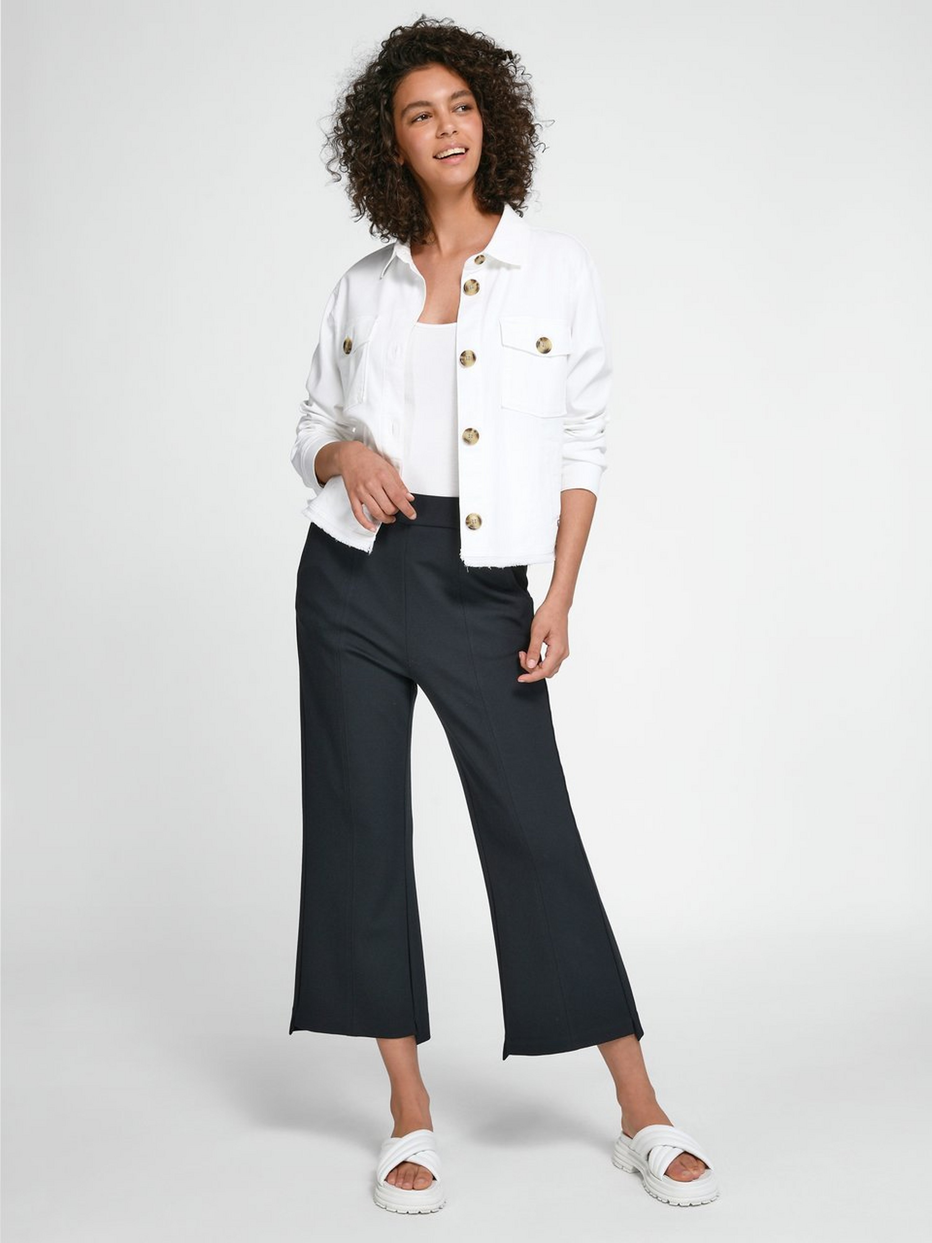 Knöchellange Jersey-Hose