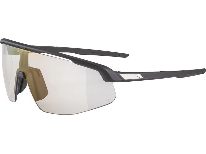 alpina Sportbrille Turbo Pro V - Schwarz matt Velobrille Cat. 0-3