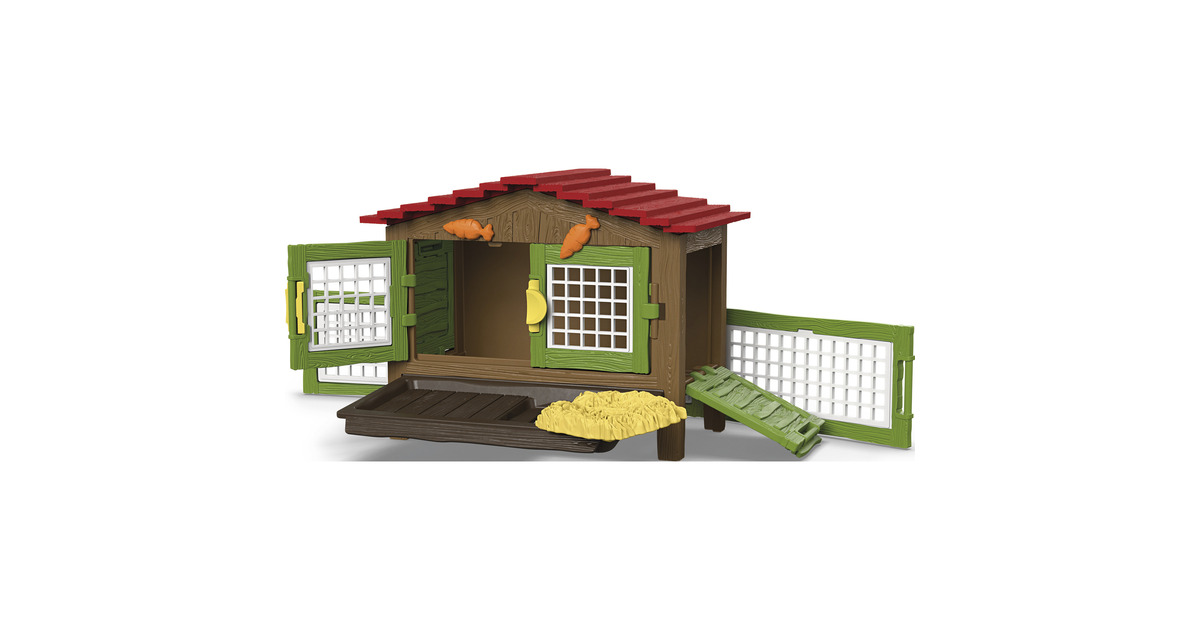 SchleichFarm World - Konijnenhok speelfiguur  (42728)