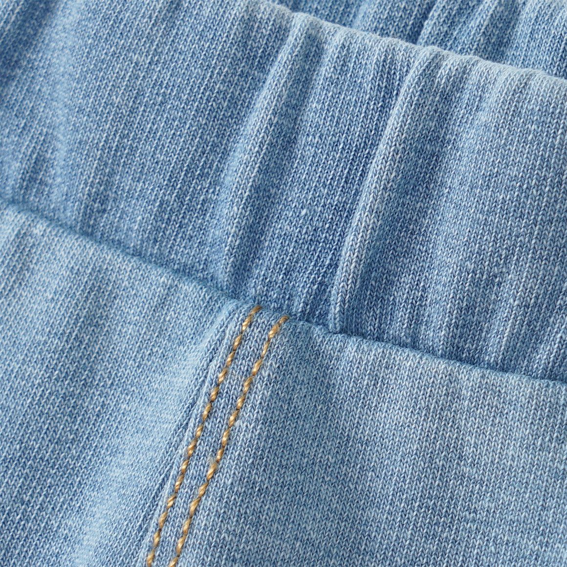 Topomini Baby Jogginghose in Denim-Optik hellblau