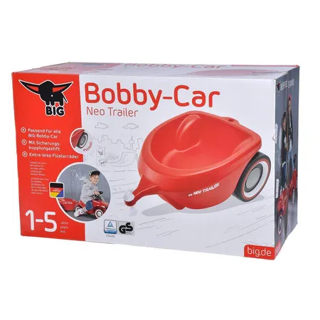 BIG Bobby Car Anhänger Neo Trailer, rot