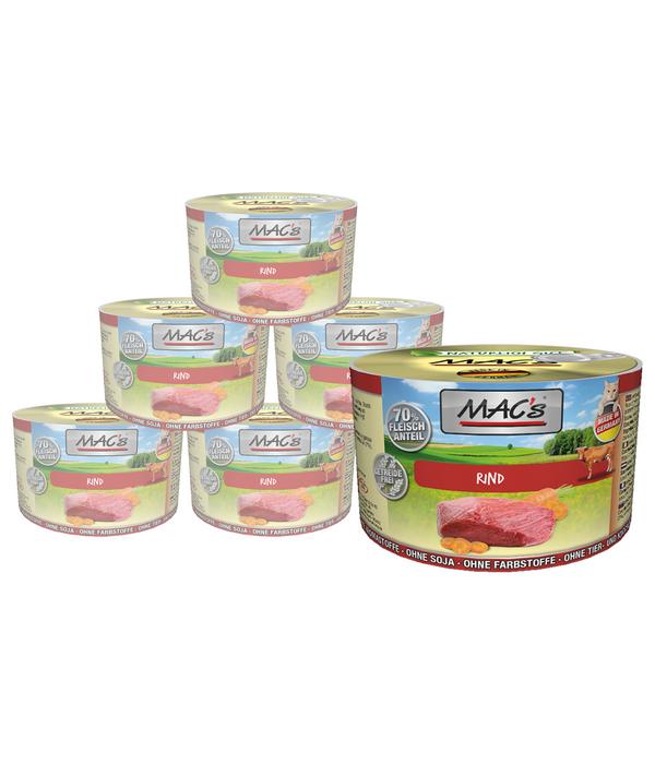 MAC's CAT Nassfutter für Katzen Fleischmenü,