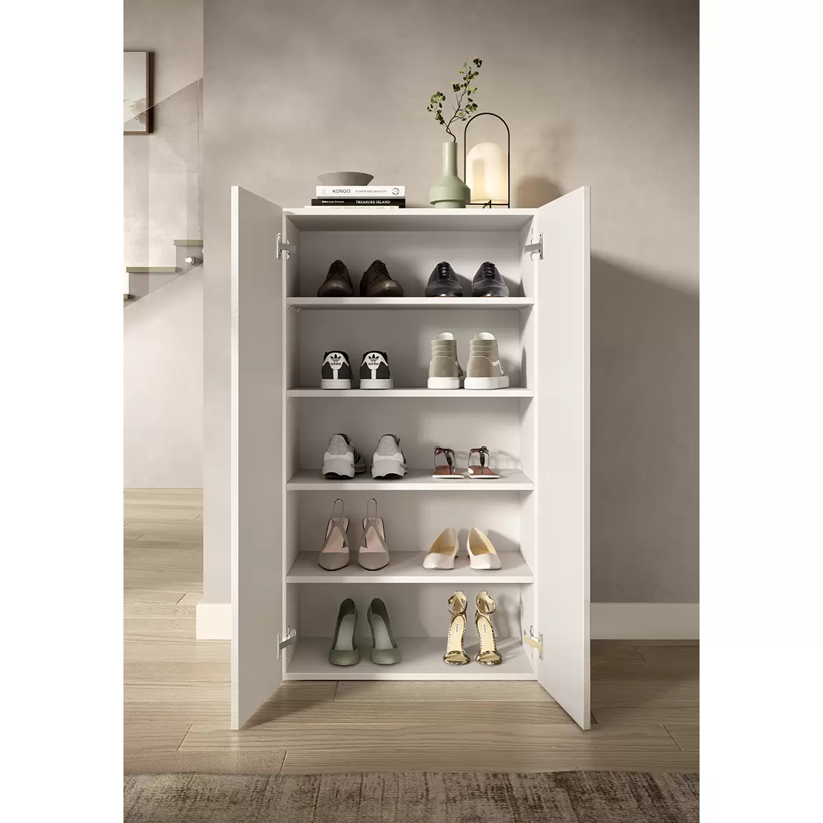 Schuhschrank Portofino weiss