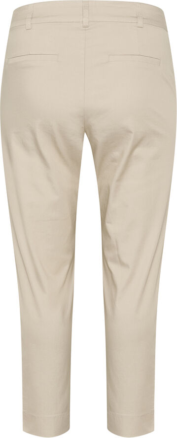 Kaffe Curve KCleana Chino 7/8 Pants x Feather gray