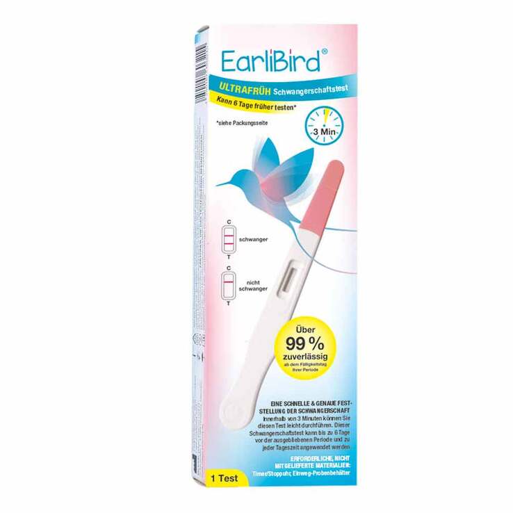 Earlibird Ultrafrüh Schwangerschaftstest Urin, 1 St