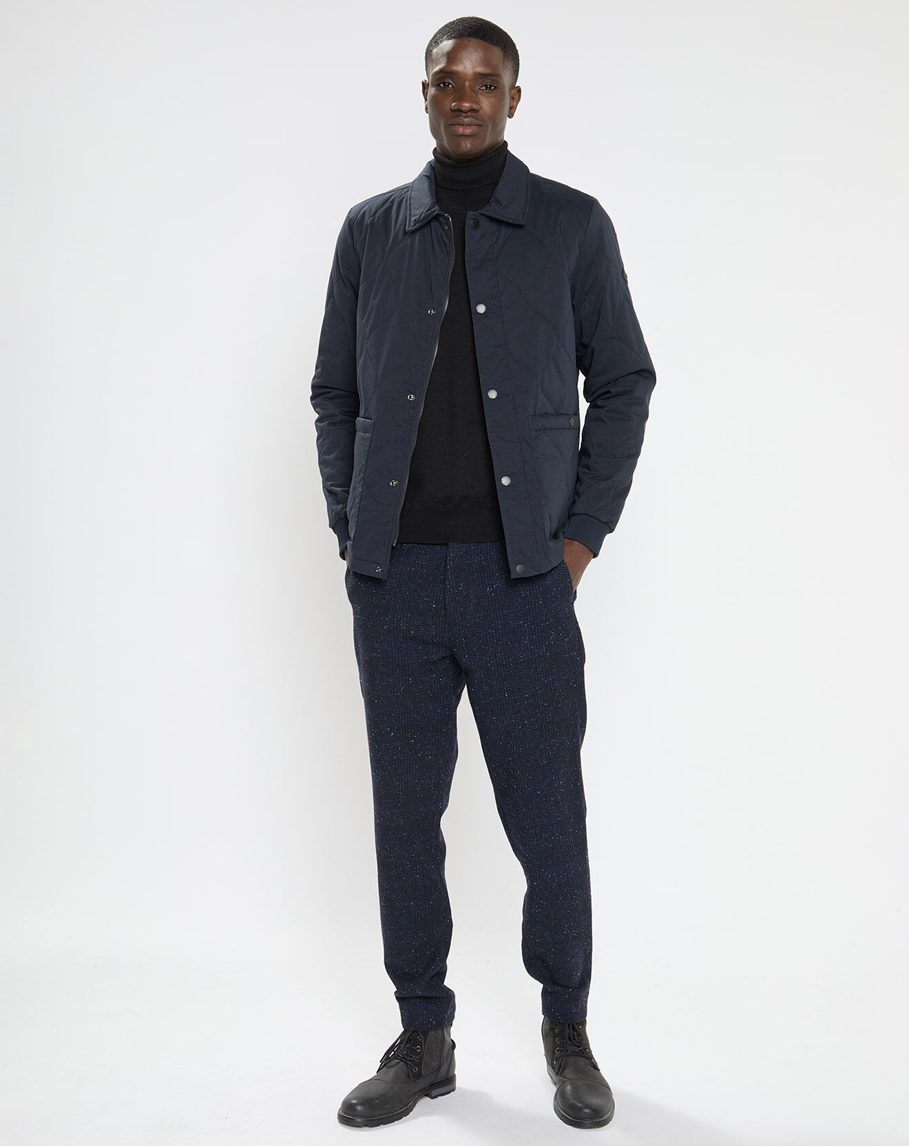 Scotch & Soda Veste matelassée bleu marine