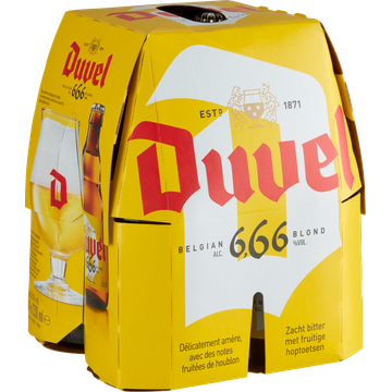 Duvel - 6.66% Blond - Fles - 4 x 330ML