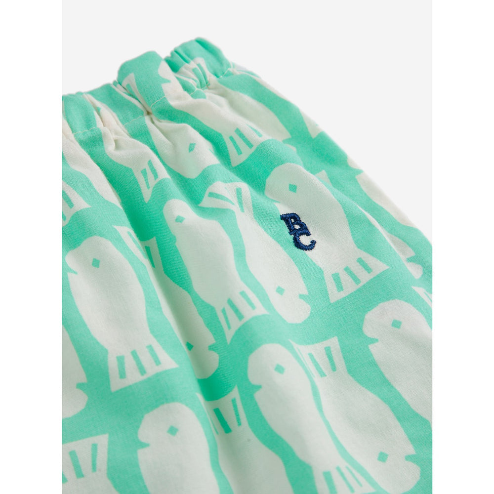 Køb Bobo Choses Lys Green Lucky Fish All Over Woven Harem Bukser