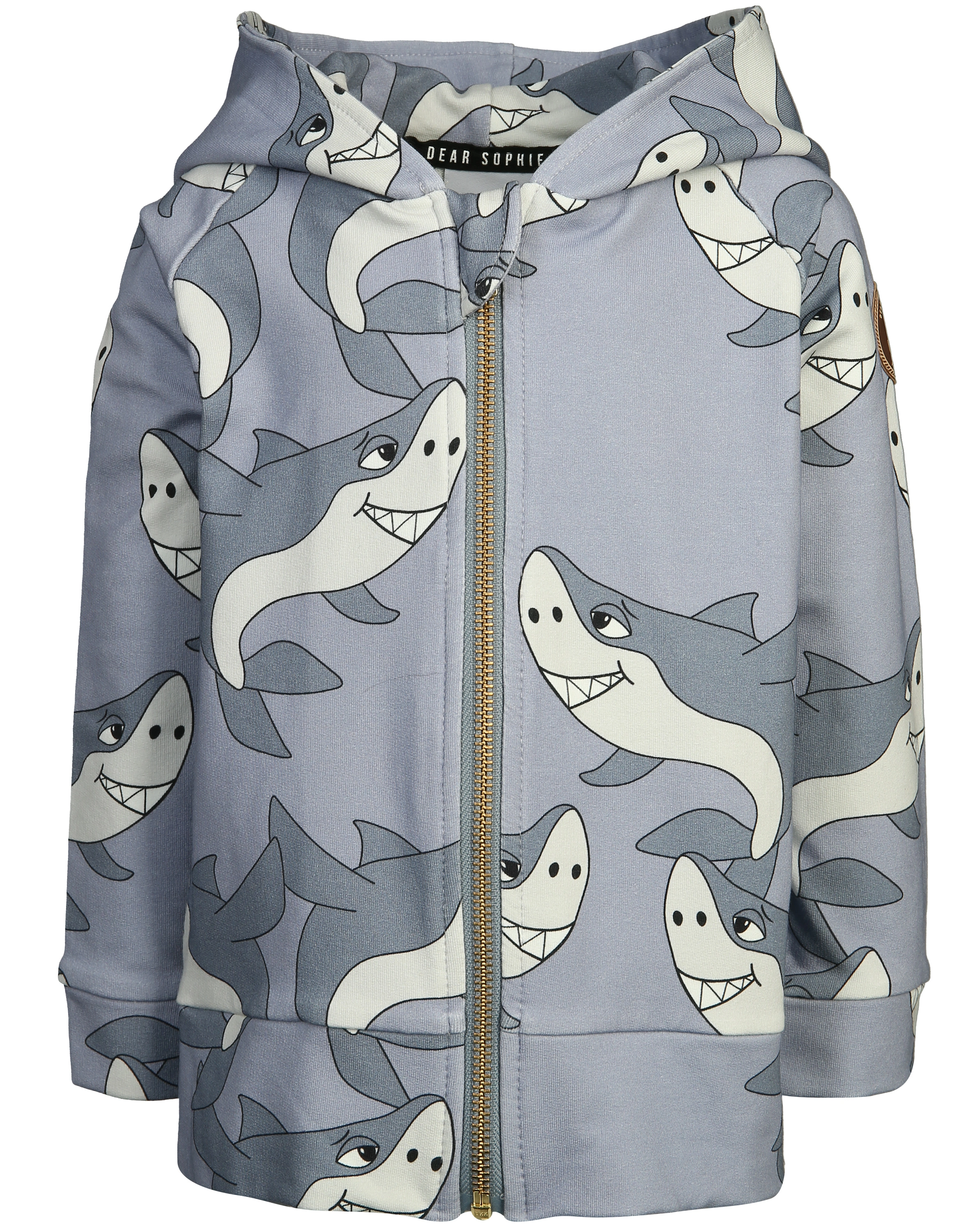 Kapuzen-Sweatjacke SHARK in blue