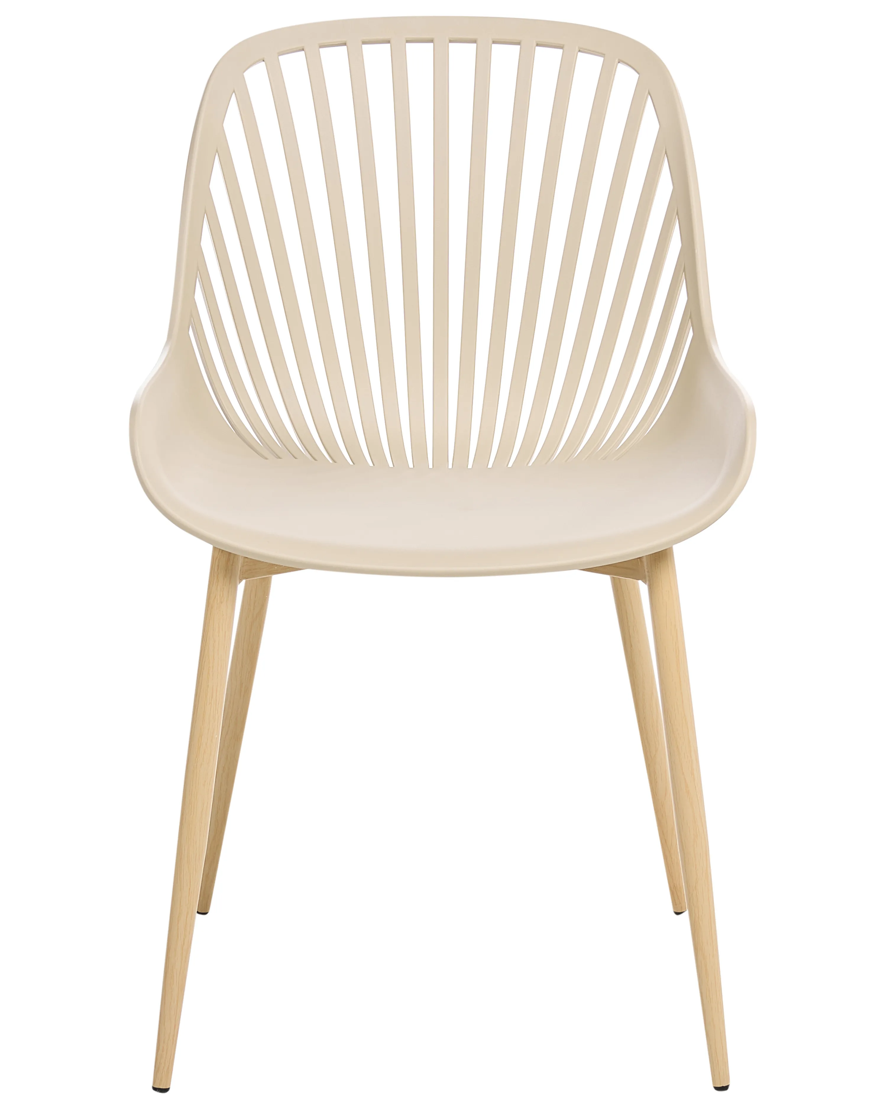 Set van 4 eetkamerstoelen KLEVE Beige