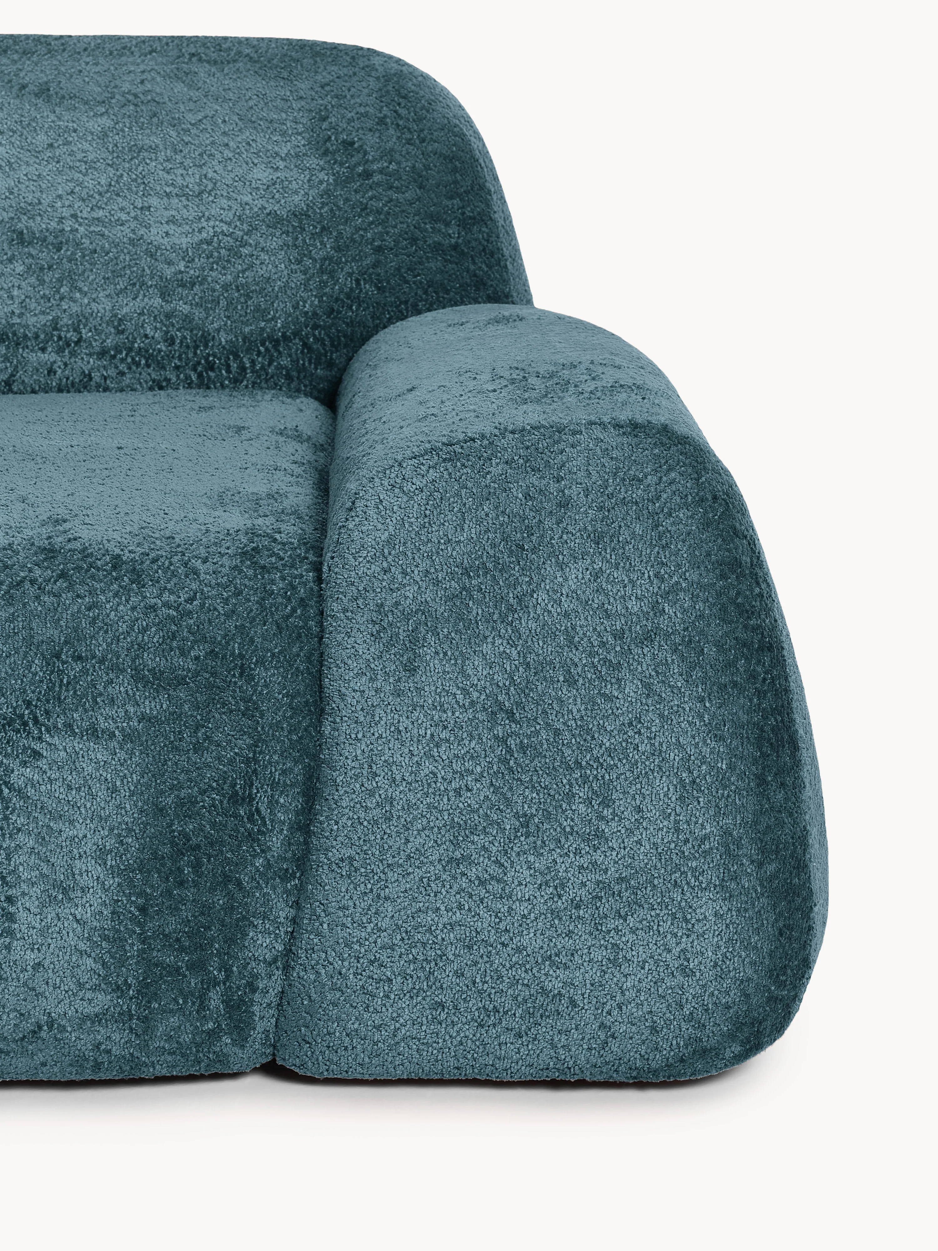 Modulaire teddy bouclé chaise Wolke (3-zits)
