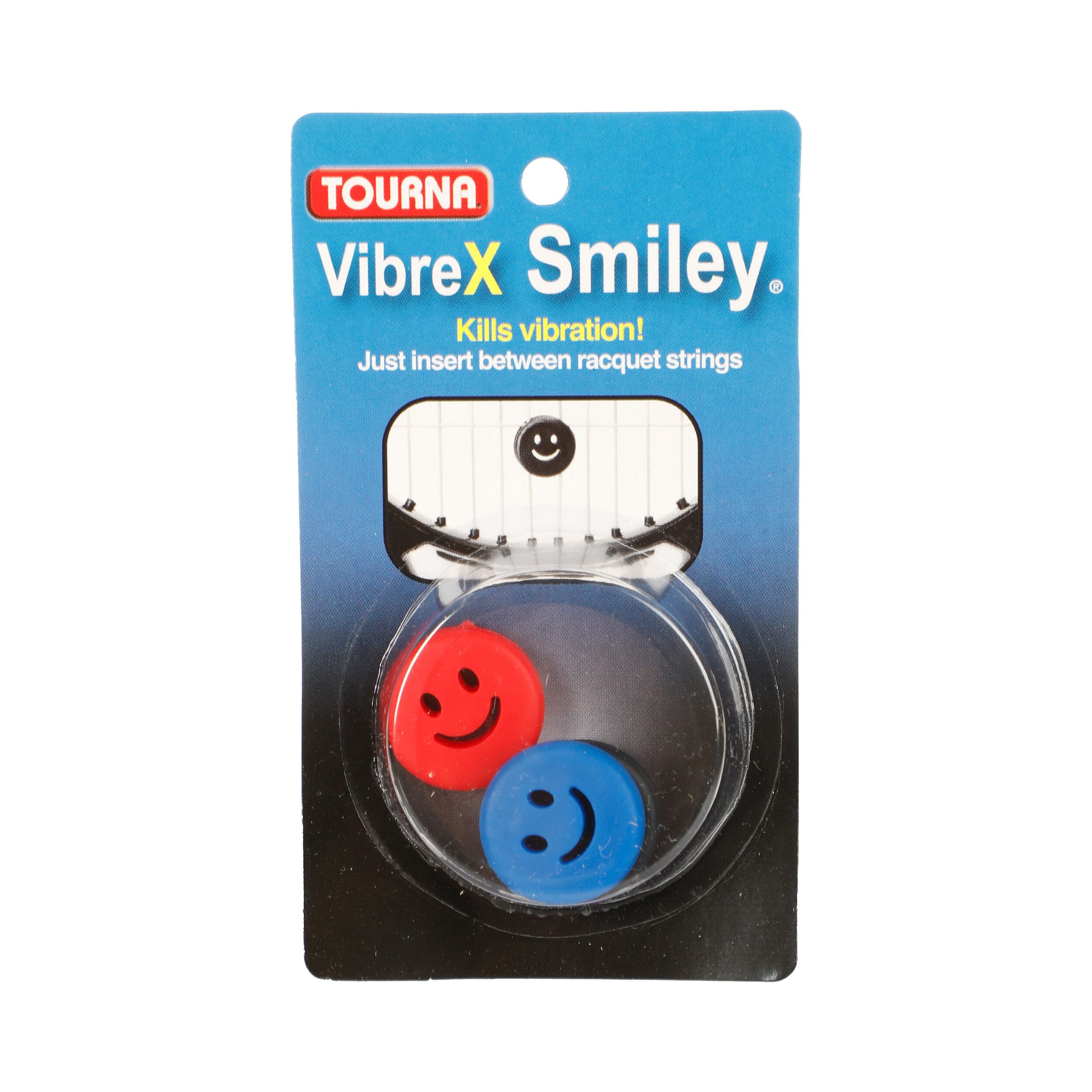 Tourna Vibrex Smile Antivibrateur Pack De 3 - Rouge , Noir