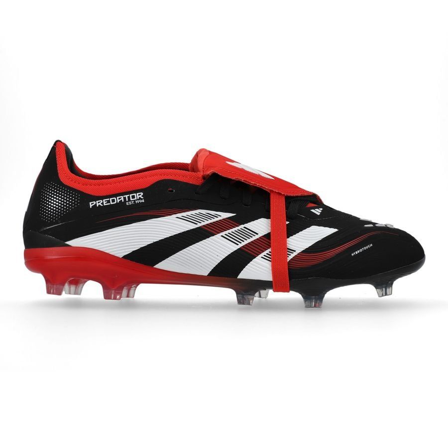 adidas Predator Pro Fold-over Tongue FG Moments - Noir/Blanc/Rouge ÉDITION LIMITÉE