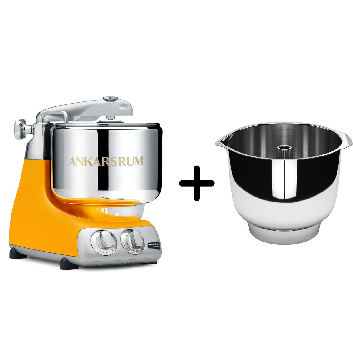 Assistent AKM 6230 Kjøkkenmaskin + Original vispebolle, sunbeam yellow