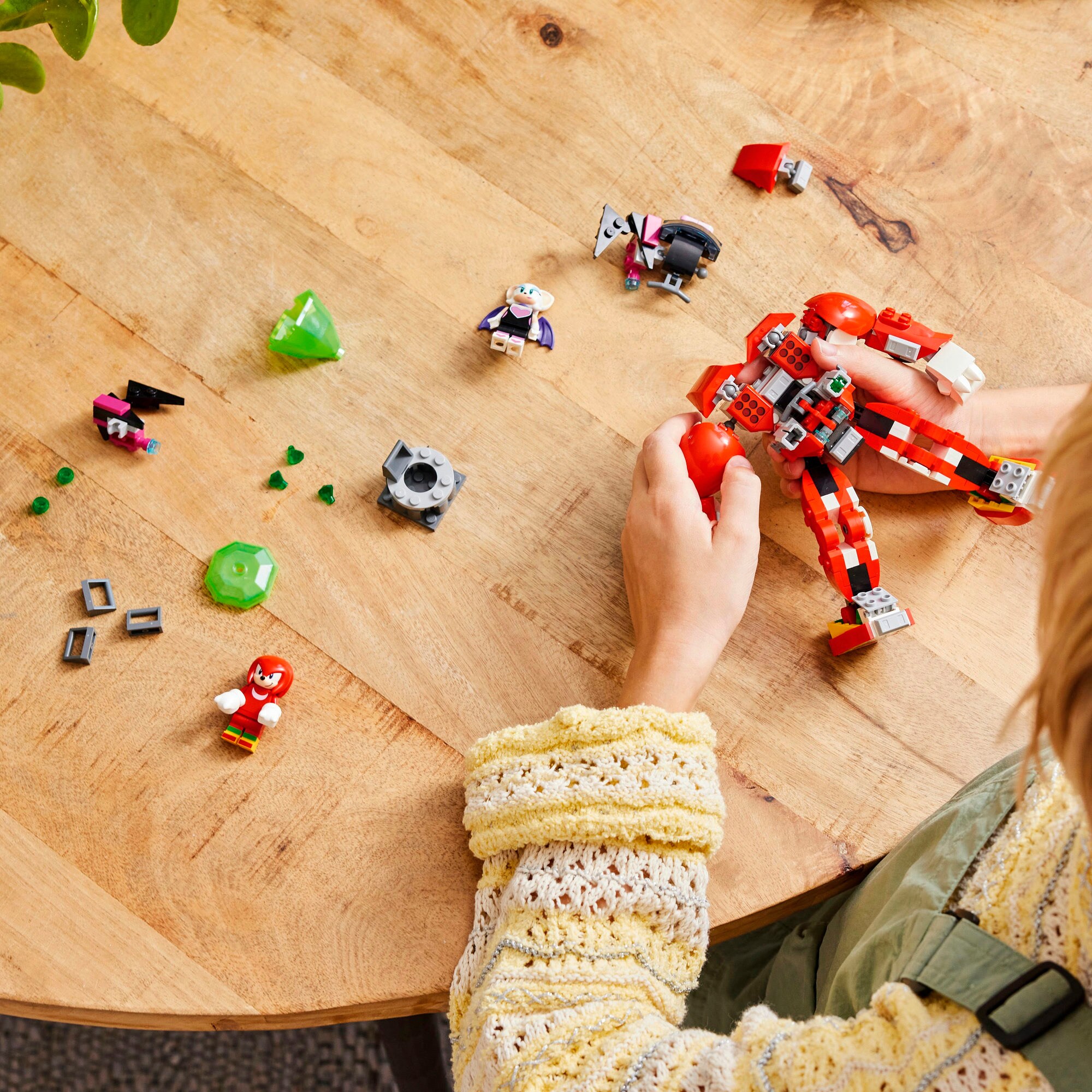 LEGO Konstruktionsspielzeug Sonic the Hedgehog Knuckles' Wächter-Mech