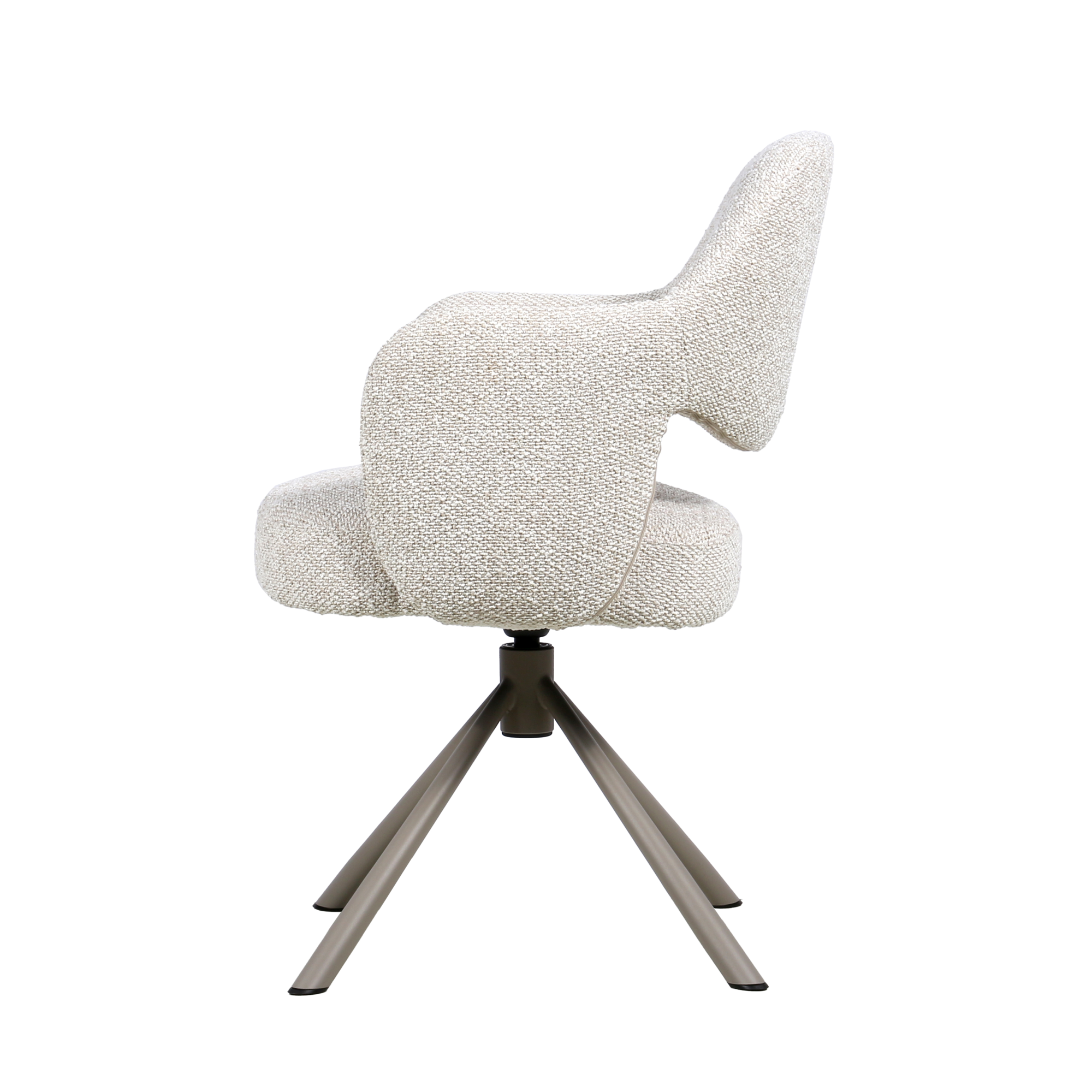 Giraffe draaistoel beige