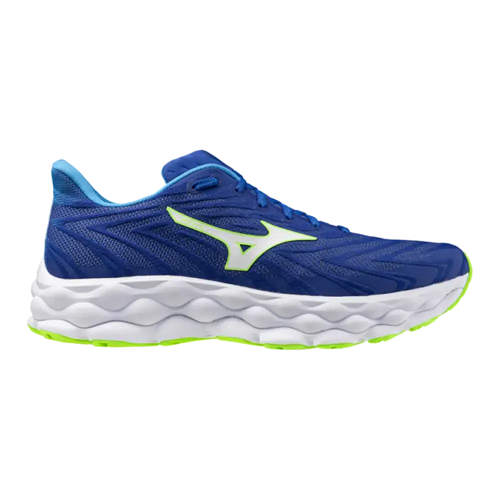 Mizuno Wave Sky 8 Hardloopschoenen Blauw/Wit/Groen Heren