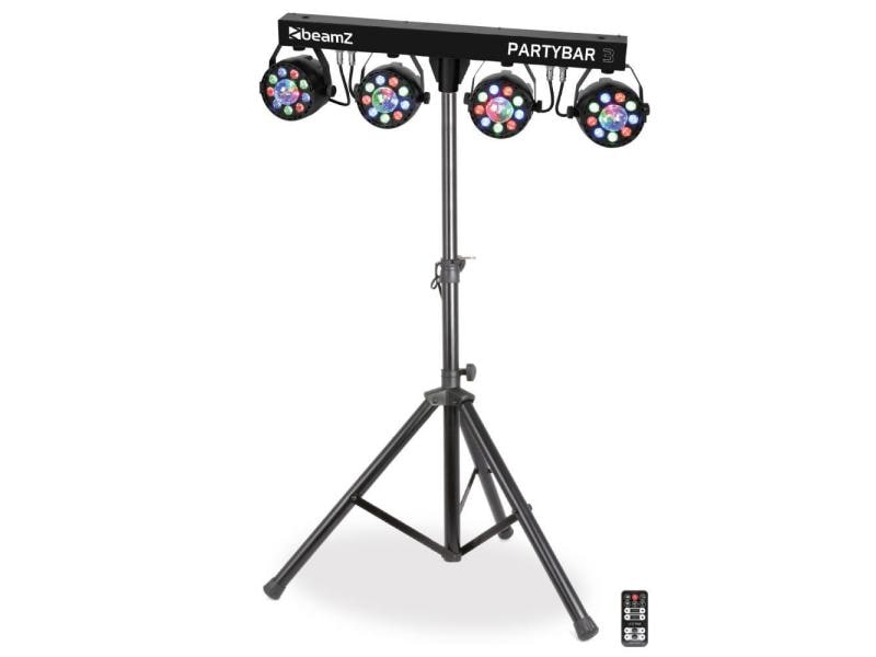 BeamZ Lichtset Partybar 3 Komplettes Lichteffekt Set