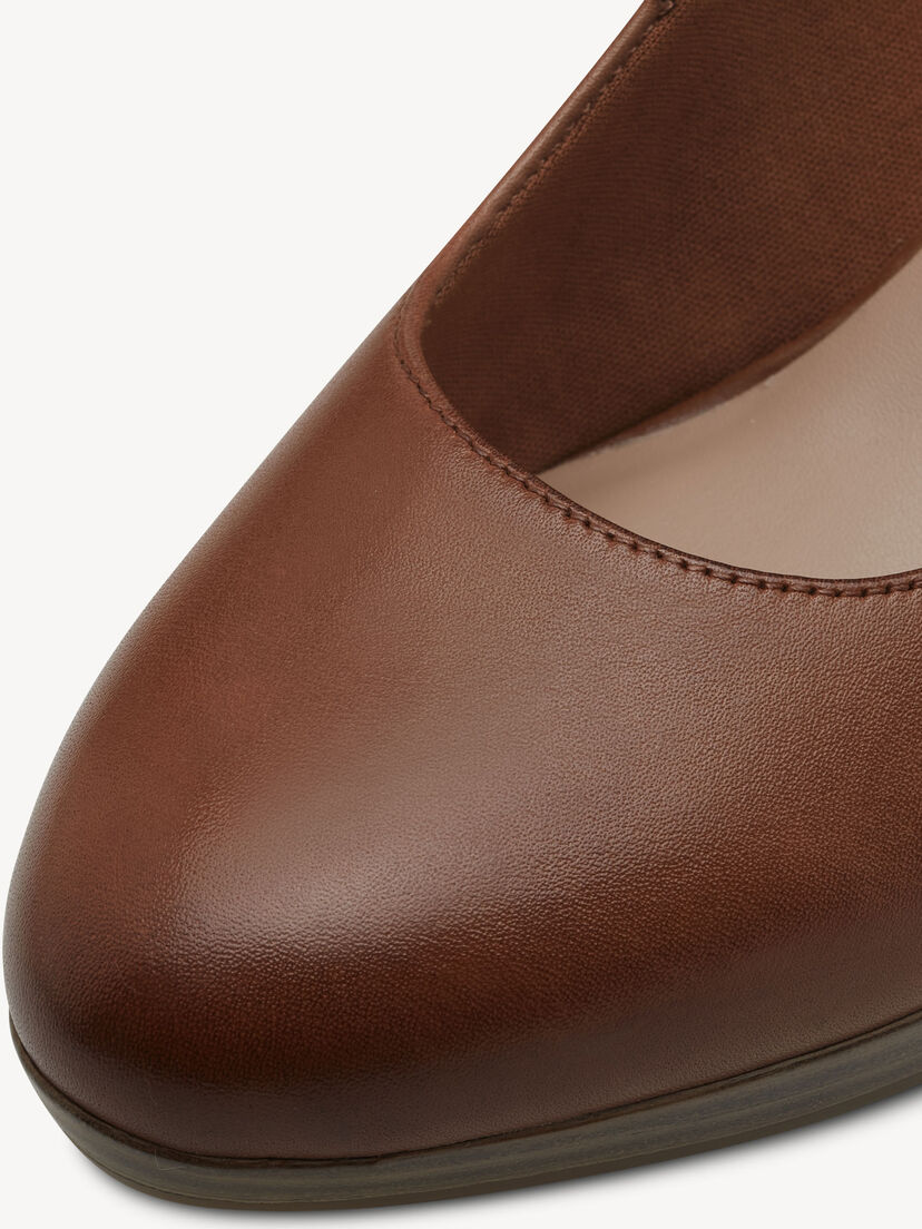 Leren Pumps - bruin