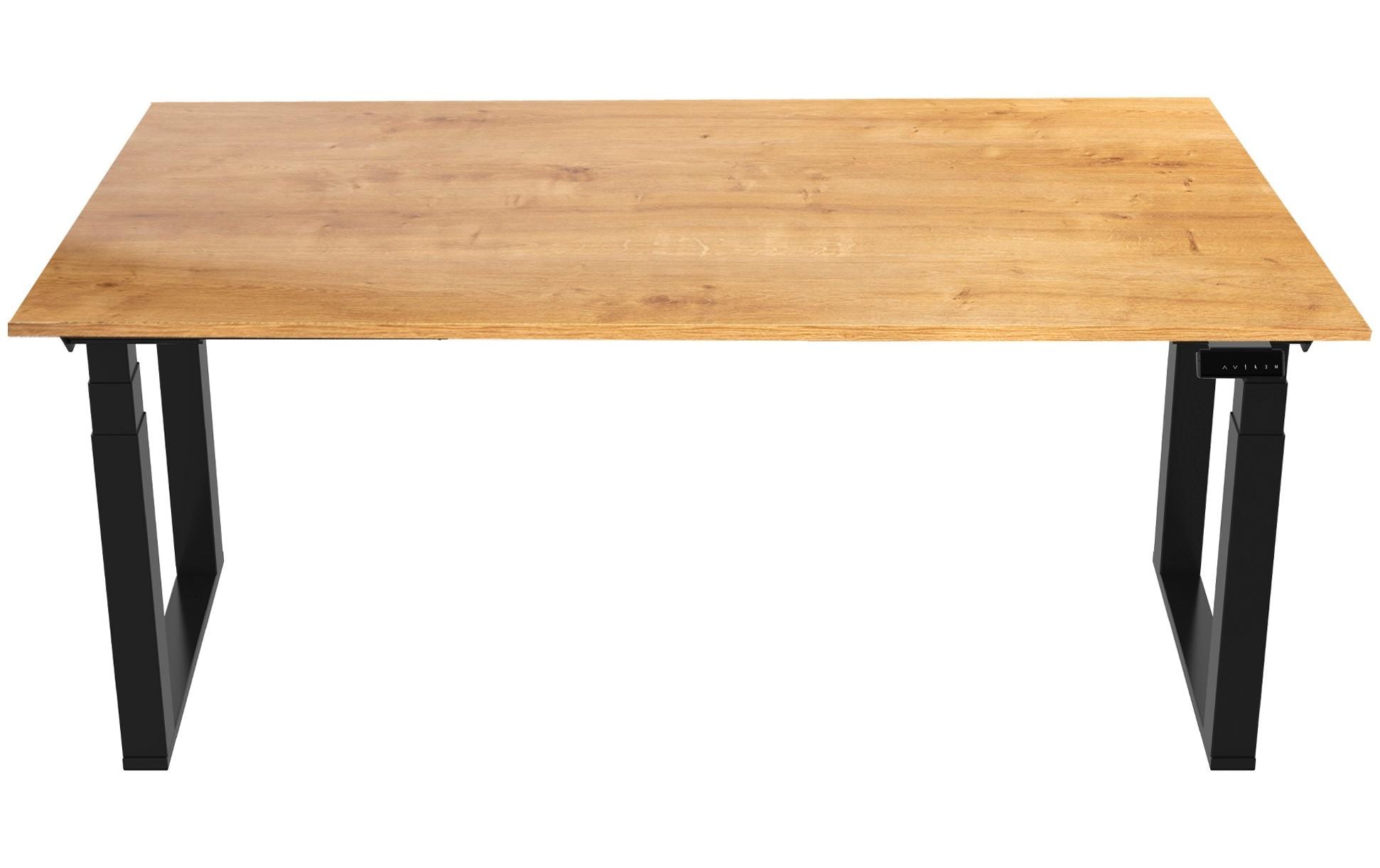Stehtisch 1.6 x 0.8 m Eiche<br>Höhenverstellbarer Tisch
