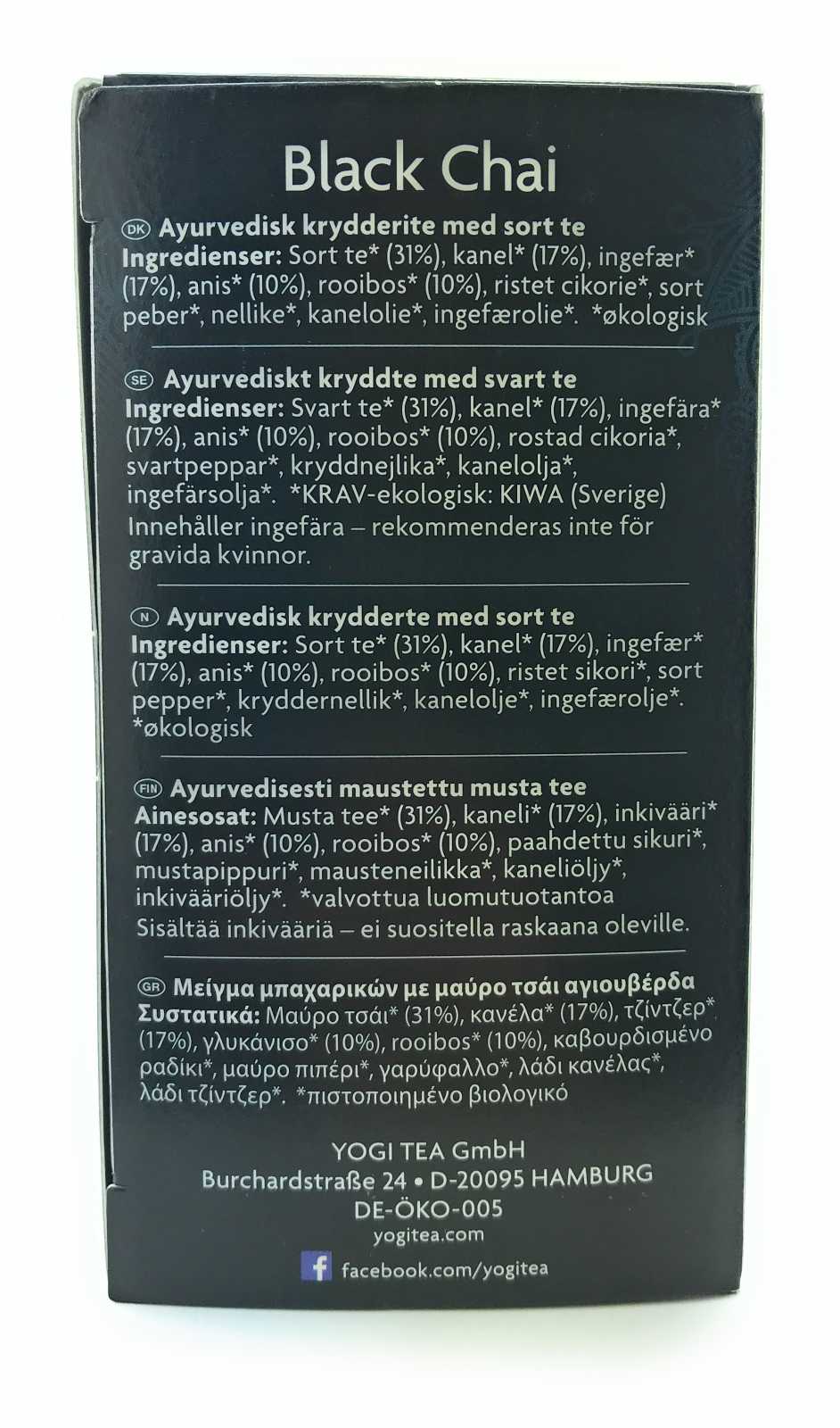 Chá Yogi Tea Rooibos Baunilha Hora de Dormir, 17 sachês